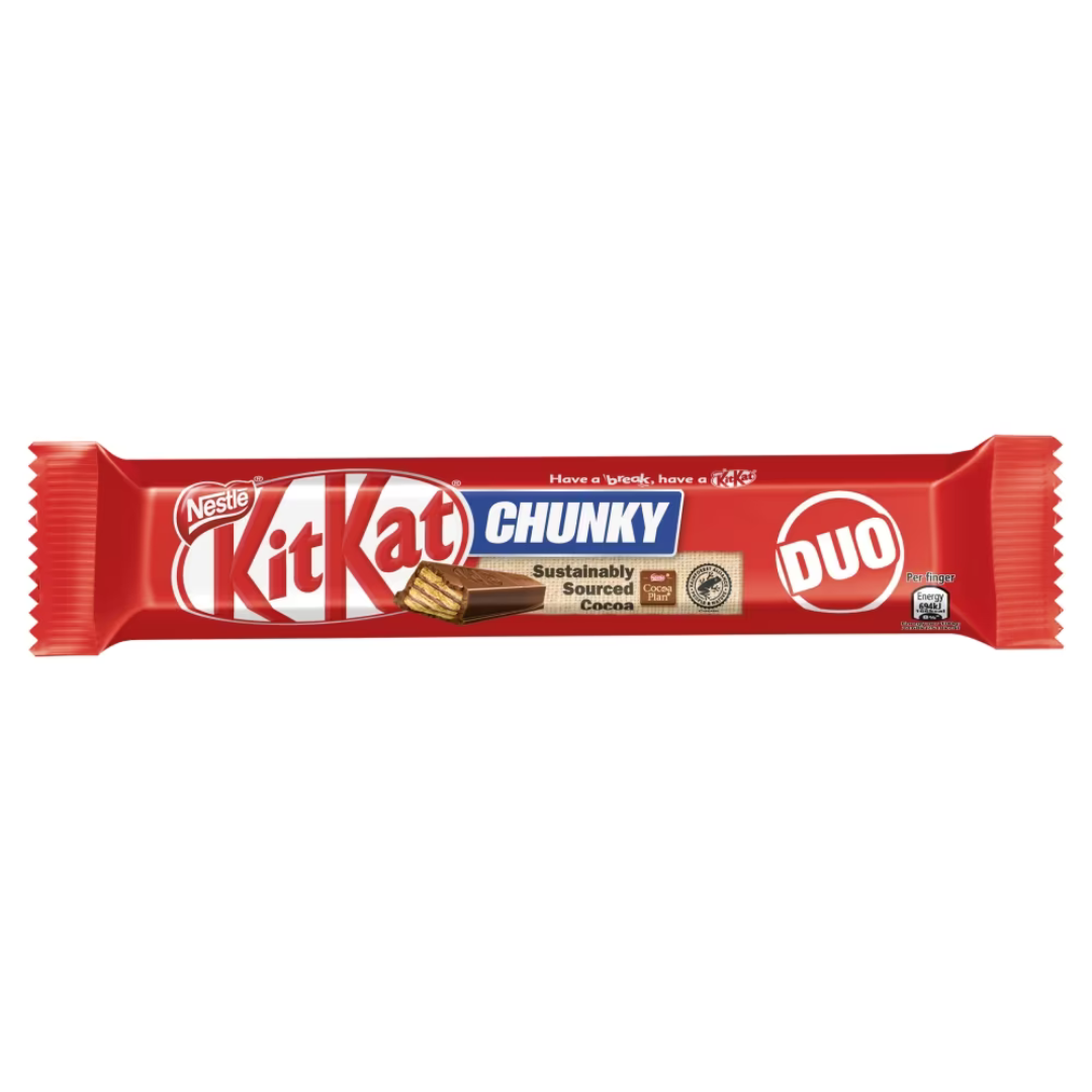 Kit Kat Chunky Duo Milk Chocolate Bar 64g