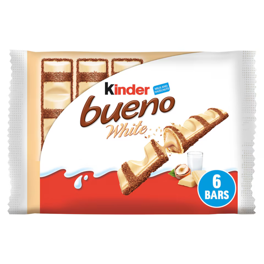 Kinder Bueno White Chocolate Bars Multipack 3 X 39g
