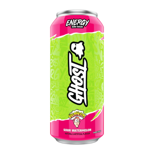 Ghost - Warheads Sour Watermelon Zero Sugar Energy Drink 500ml