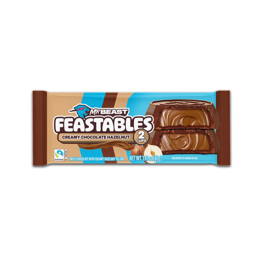 Mr Beast Feastables Creamy Hazelnut Cups
