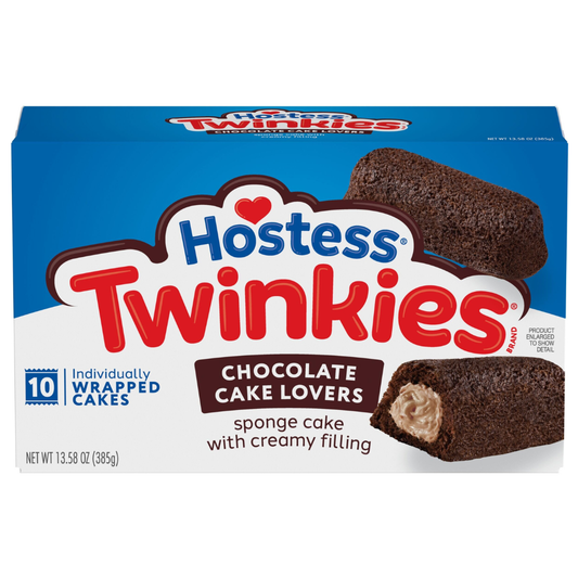 Hostess Twinkies Chocolate Lovers Box of 10