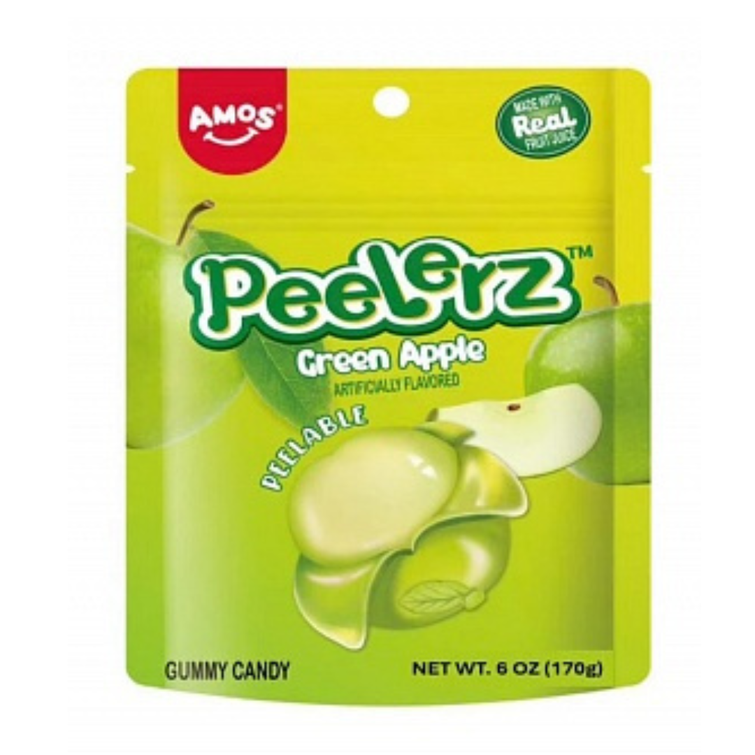 Amos Peelerz Gummy Green Apple (170g)
