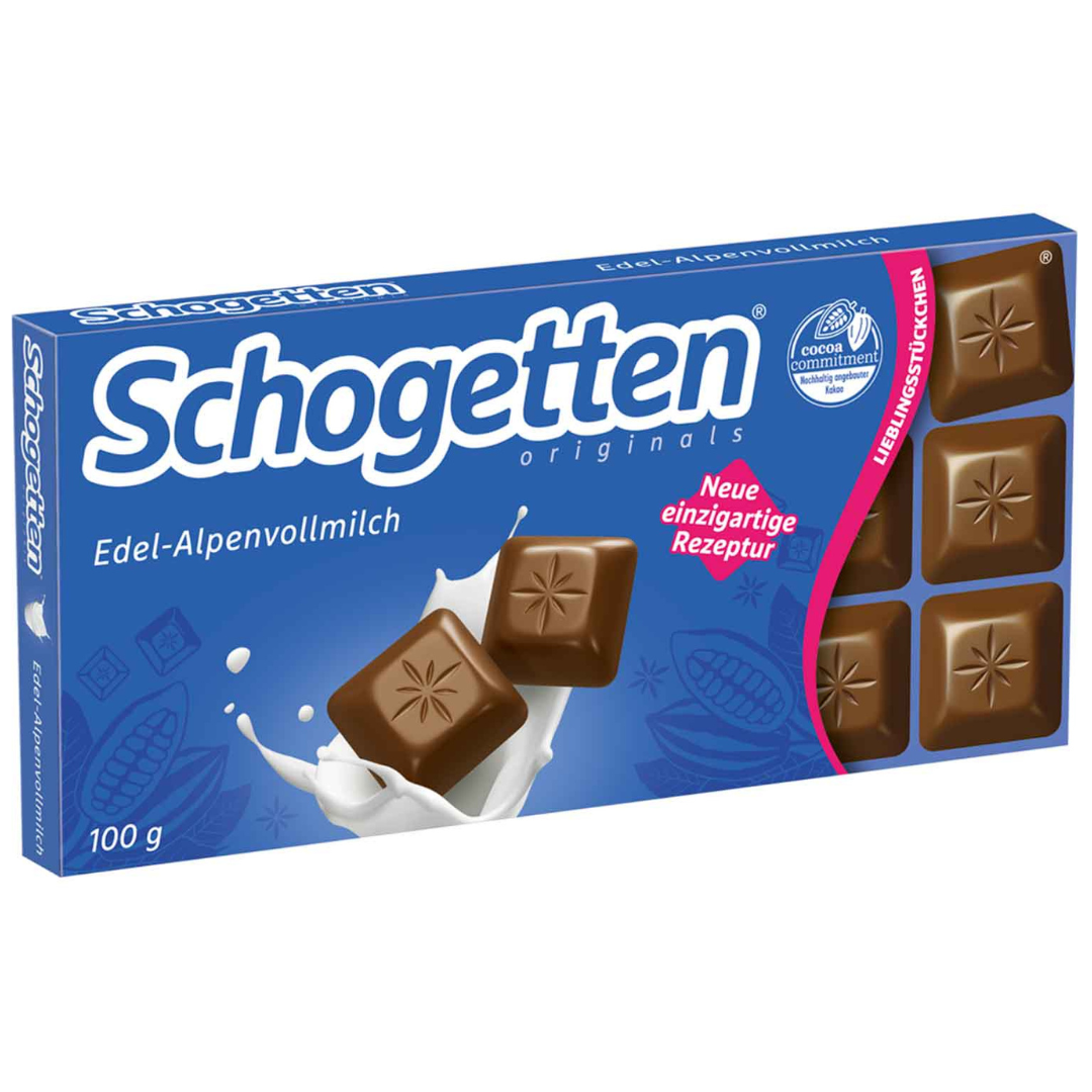 Schogetten Premium Alpine Milk Chocolate 100g