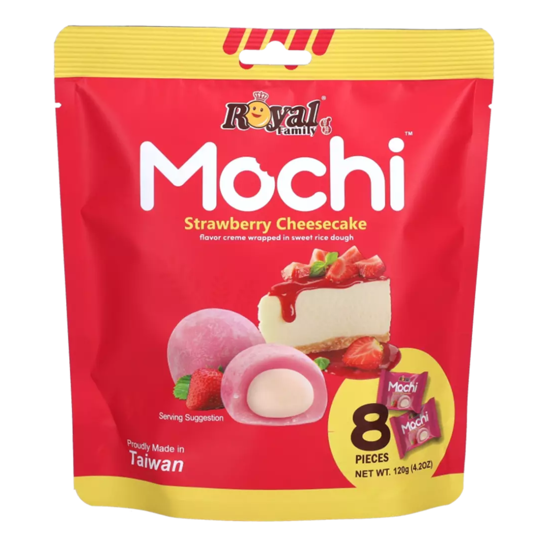Royal Family Mochi Strawberry Cheesecake 120G