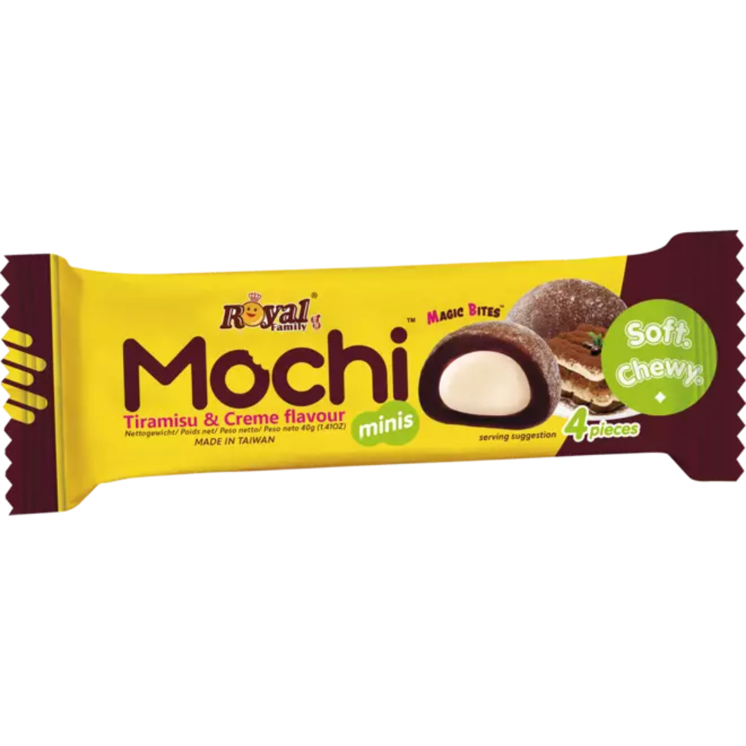 Royal Mochi Minis Tiramisu 40G Snack Pack