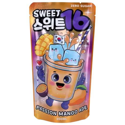 Sweet16 - Passion Mango Ade Zero Sugar 200ml