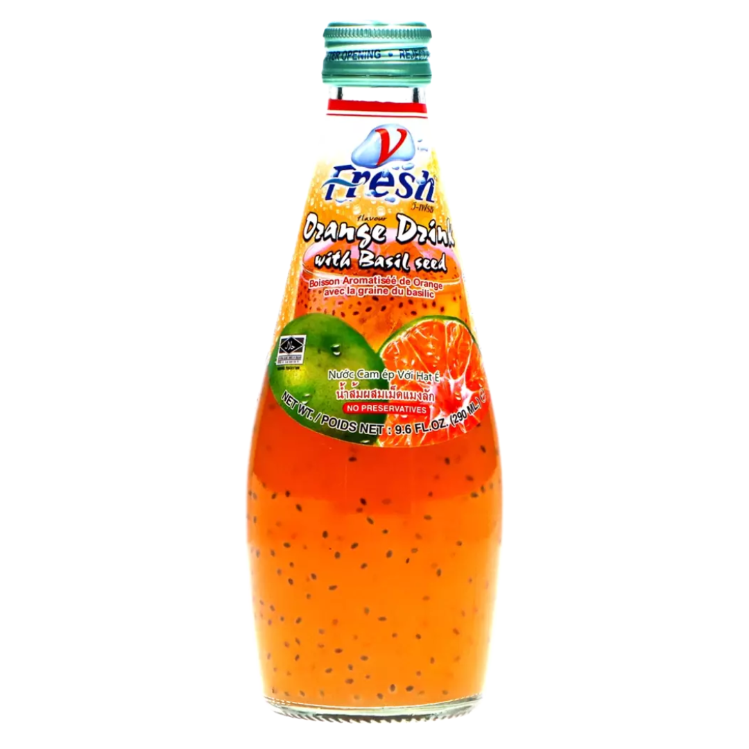 V-Fresh - Basil Seed Drink Orange 290ml