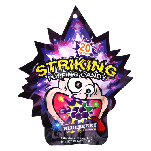 Striking - Popping Candy Blueberry 30g