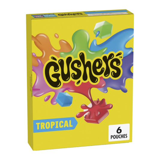 Betty Crocker Fruit Gushers Tropical Flavors 4.8oz (136g)