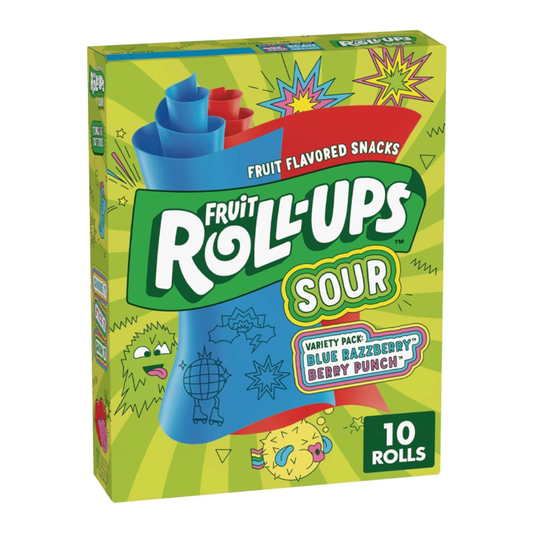 Betty Crocker Fruit Roll-ups Sour 5oz (141g)