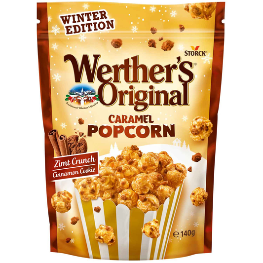 Werther's Original Caramel Popcorn Cinnamon Crunch 140g
