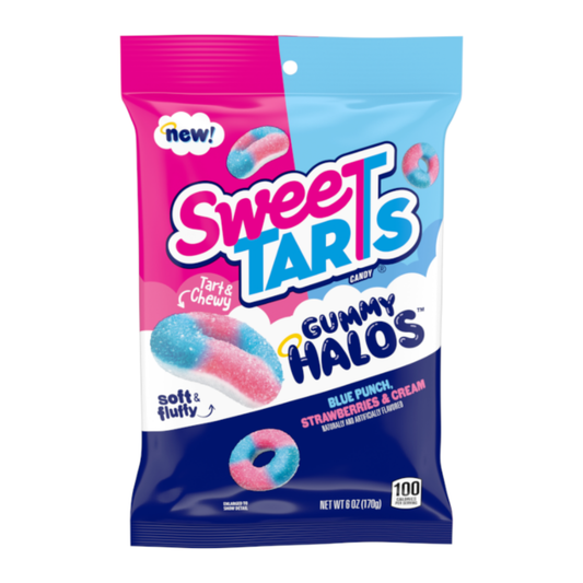 Sweetarts Gummy Halos Peg Bag 6oz (170g)