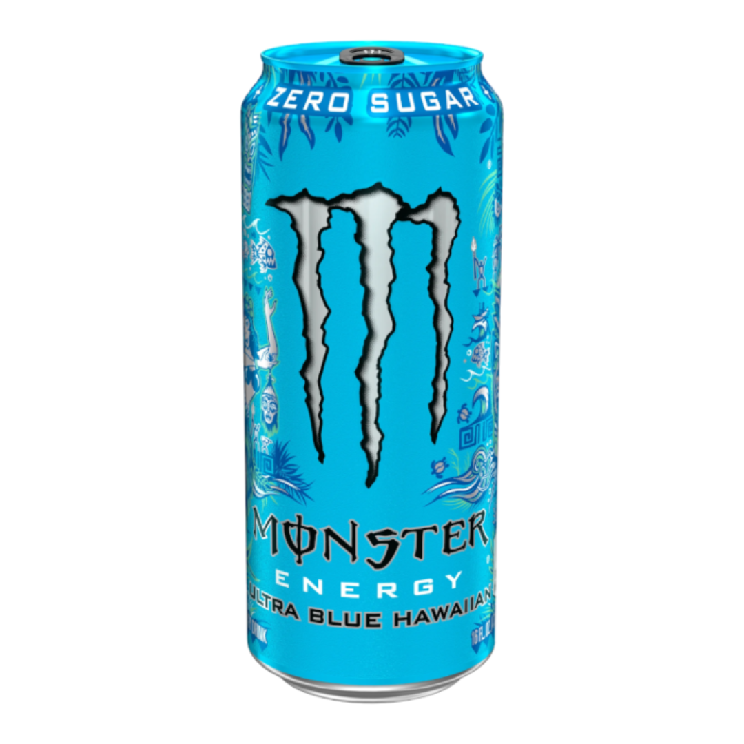 Monster Ultra Zero Blue Hawaiian 16oz (473ml)