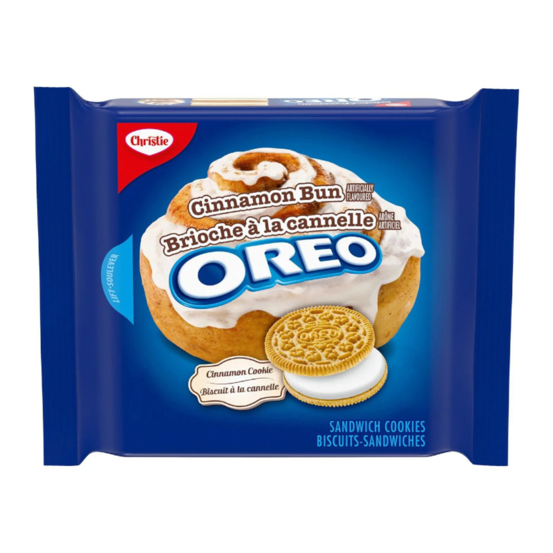 Oreo Cinnamon Bun Sandwich Cookies 261g