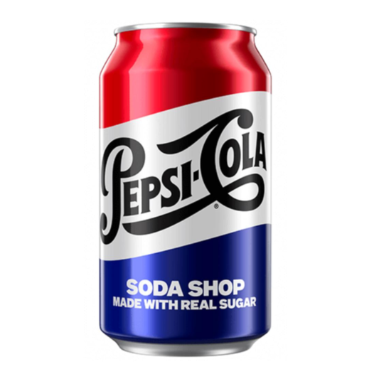 Pepsi Soda Shop 355ml (Made with Real Sugar)