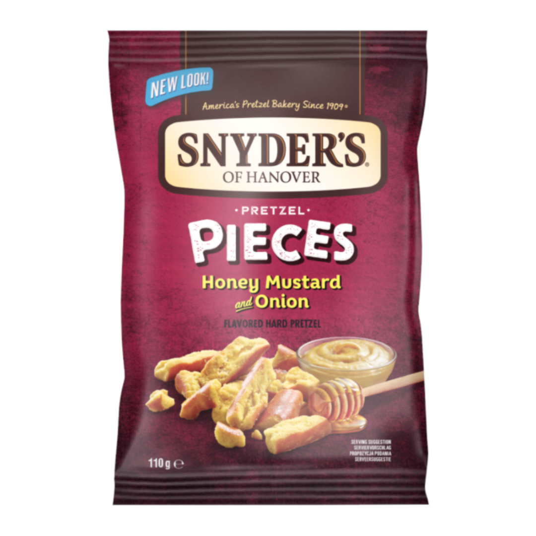 Snyder's Pretzel Pieces Honey Mustard & Onion 110g