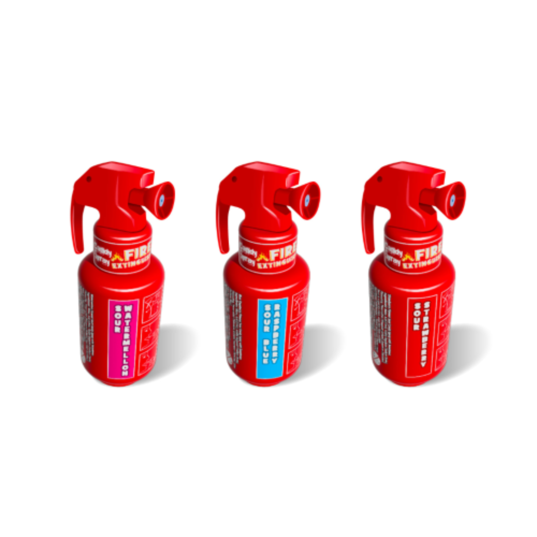 Candy Castle Mutations Candy Spray Fire Extinguisher 50ml - Single Unit