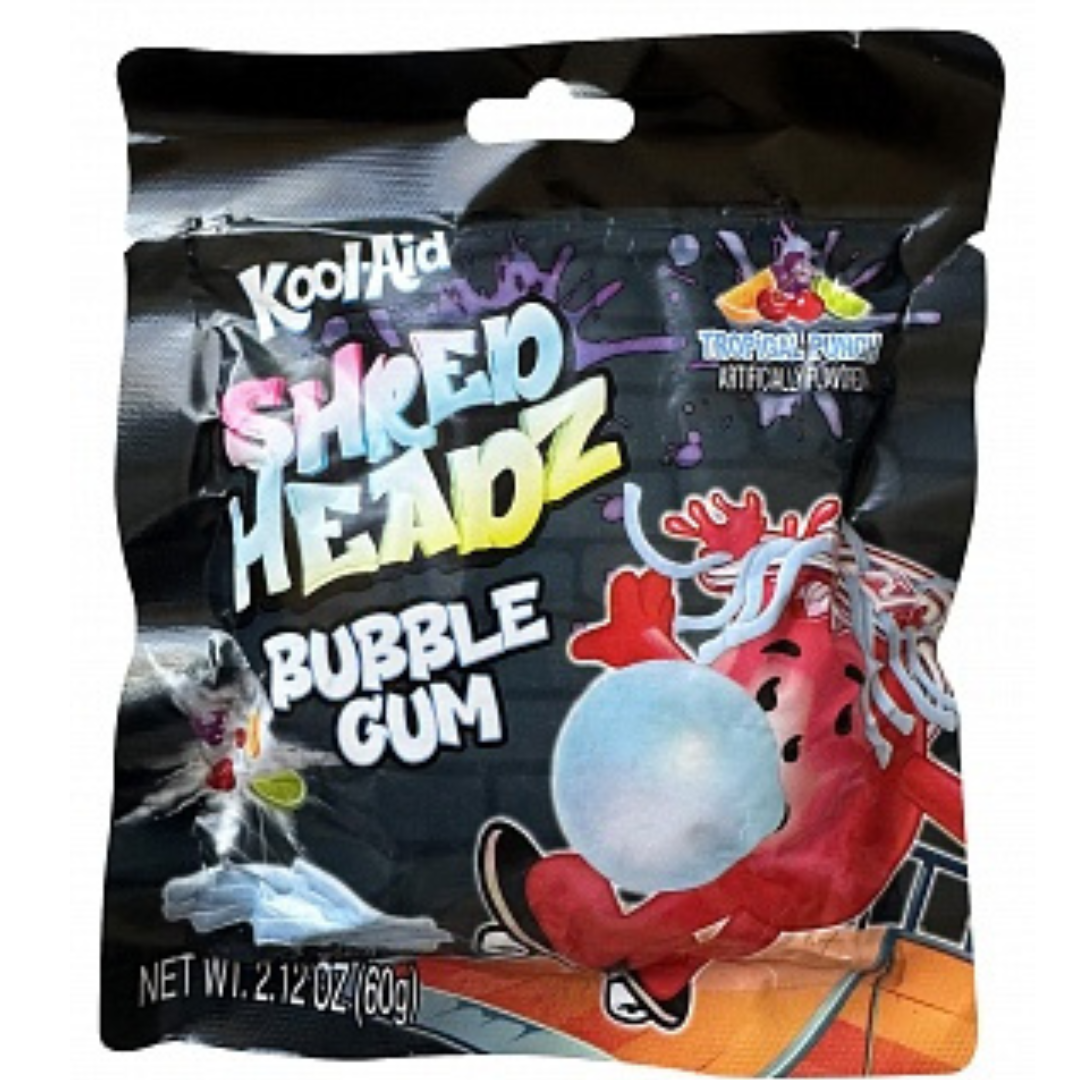 Kool-Aid Shred Headz Bubble Gum Tropical Punch (60g)