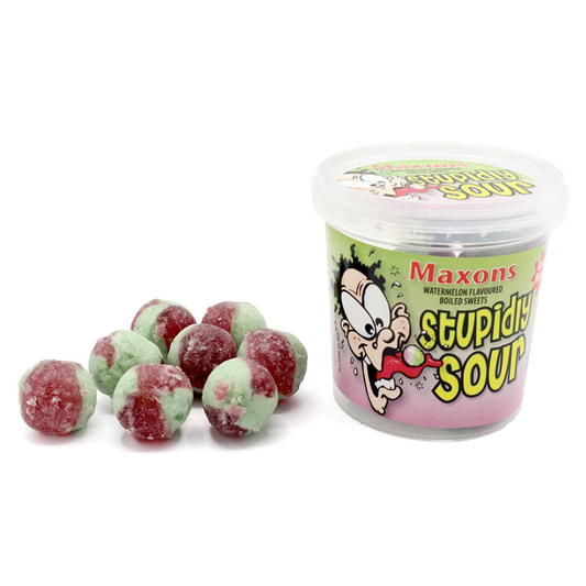 Maxon's Stupidly Sour Watermelon Sweets Tub 75g