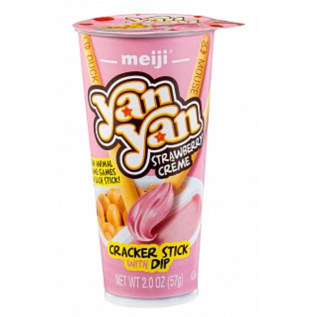 Meiji Yan Yan Strawberry Creme (57g)