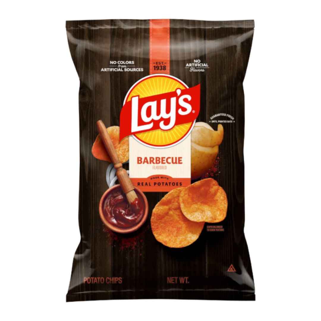 Lay's Barbecue Potato Chips 6.5oz (184.2g)