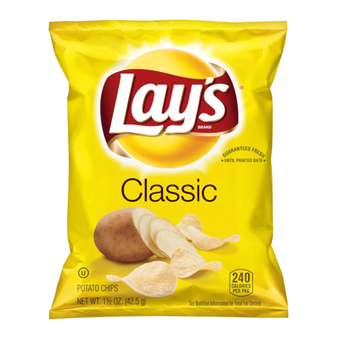 Lay's Classic Original Chips 1.5oz (42.5g)