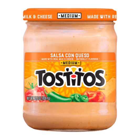 Tostitos Salsa Con Queso 15oz (424g)