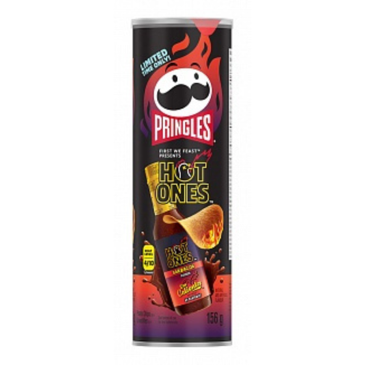 Pringles Hot Ones Los Calientes Barbacoa (156g)