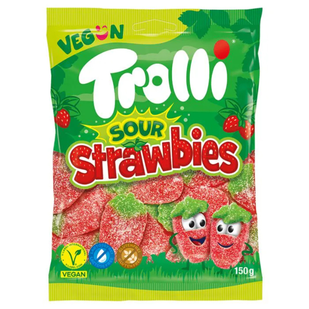 Trolli Sour Strawbies 150G