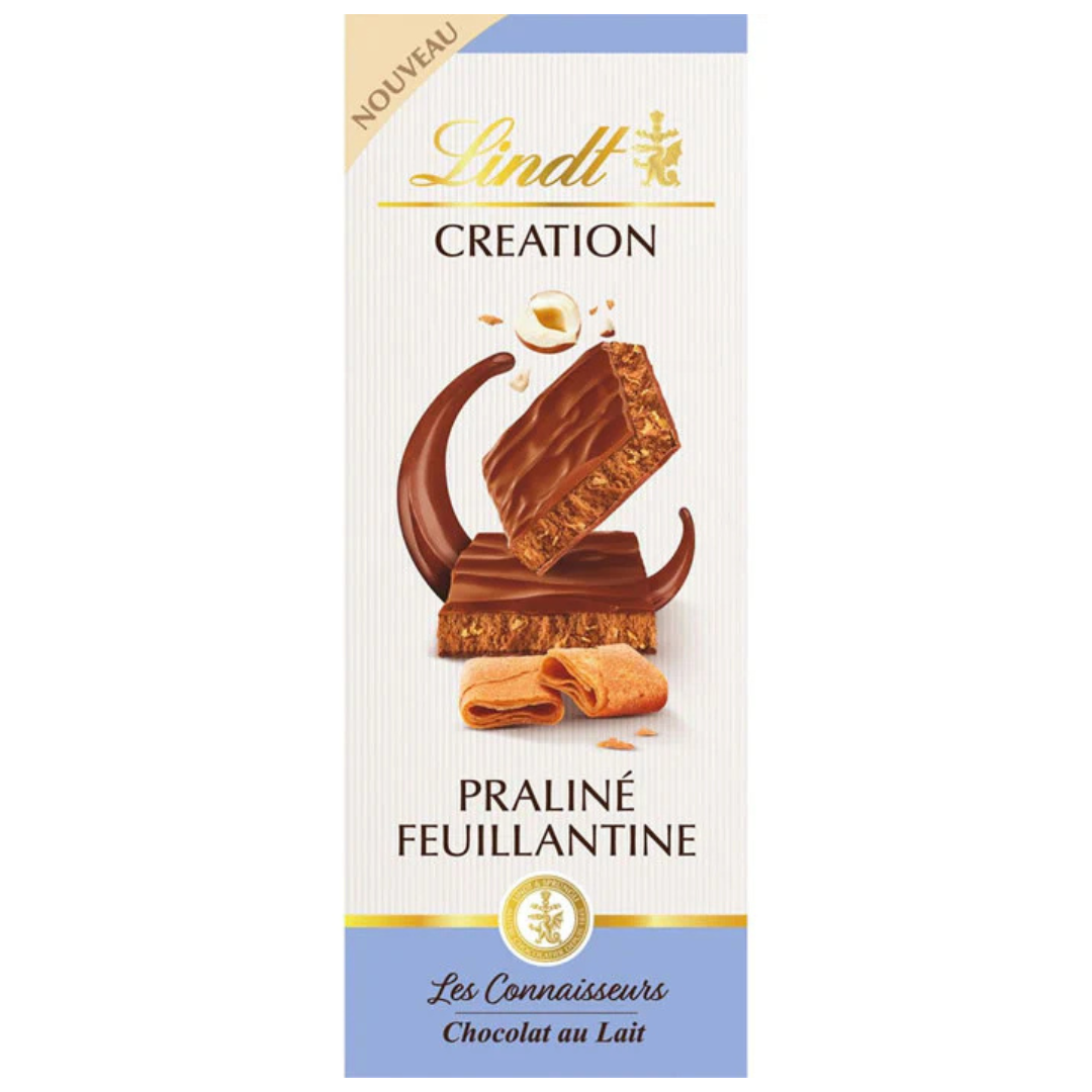 Lindt Creation Milk Praline Feuillantine Tablet 110G