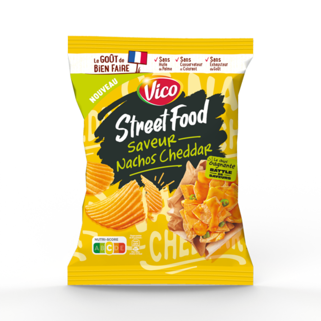 Vico Street Food Nachos Cheddar Crisps 120g