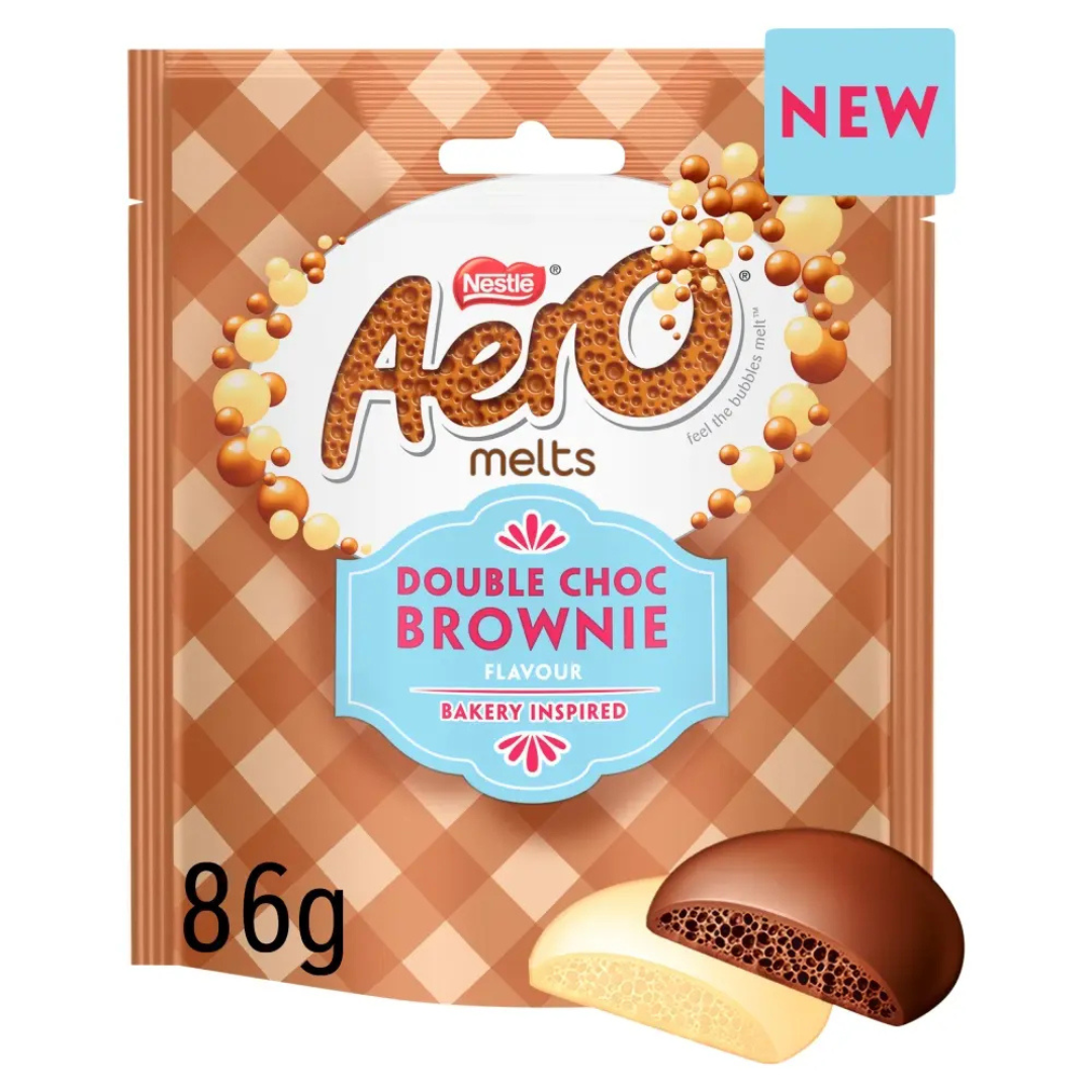 Aero Melts Double Chocolate Brownie Bag 86g