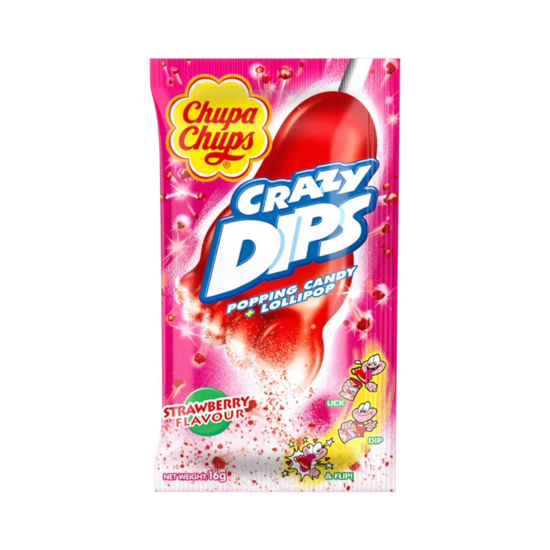 Chupa Chups Crazy Dips Strawberry