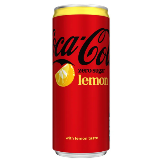 Coca Cola Zero Sugar Lemon (250ml sleek can)