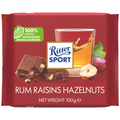 Ritter Sport Rum Raisin & Hazelnuts Milk Chocolate 100g