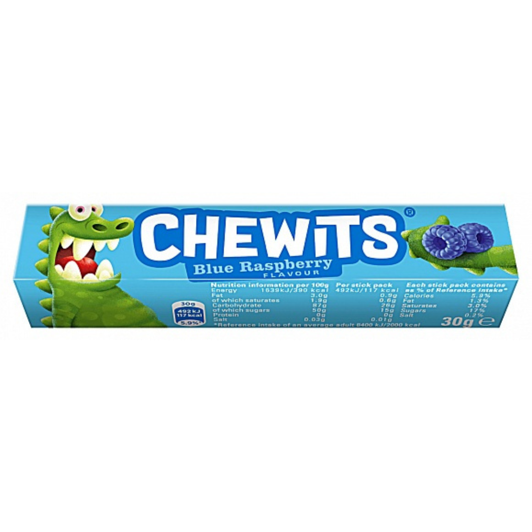 Chewits Stick Pack Blue Raspberry (30g)