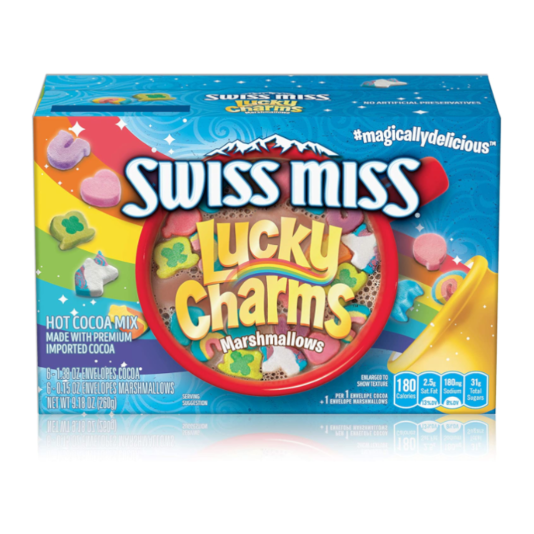 Swiss Miss Hot Cocoa Mix with Lucky Charms 6-Pack (260g)