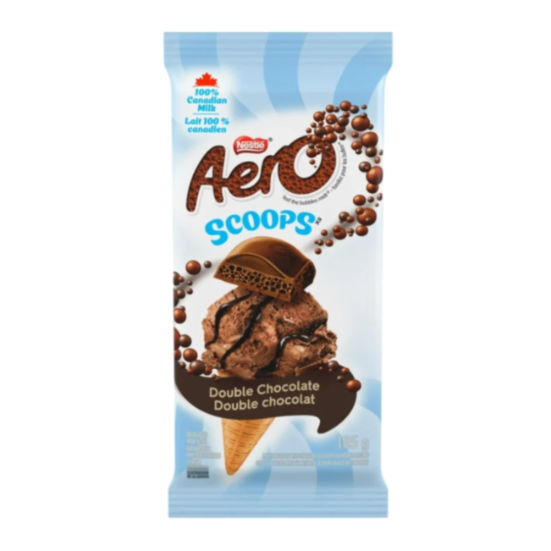 Aero Scoops Double Chocolate Bar 105g
