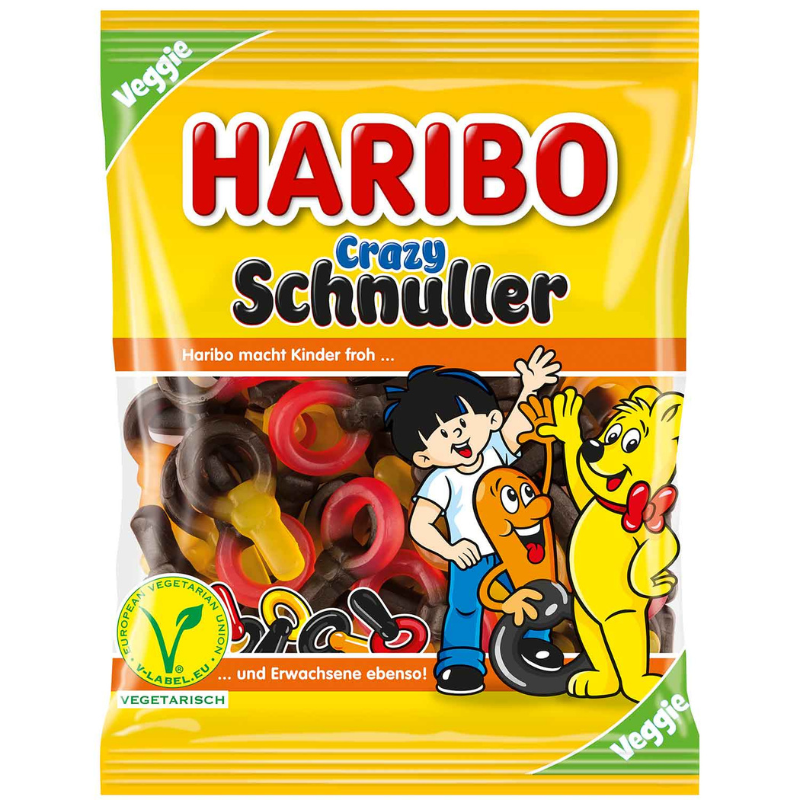 Haribo Crazy Pacifiers (Vegetarian) 175g
