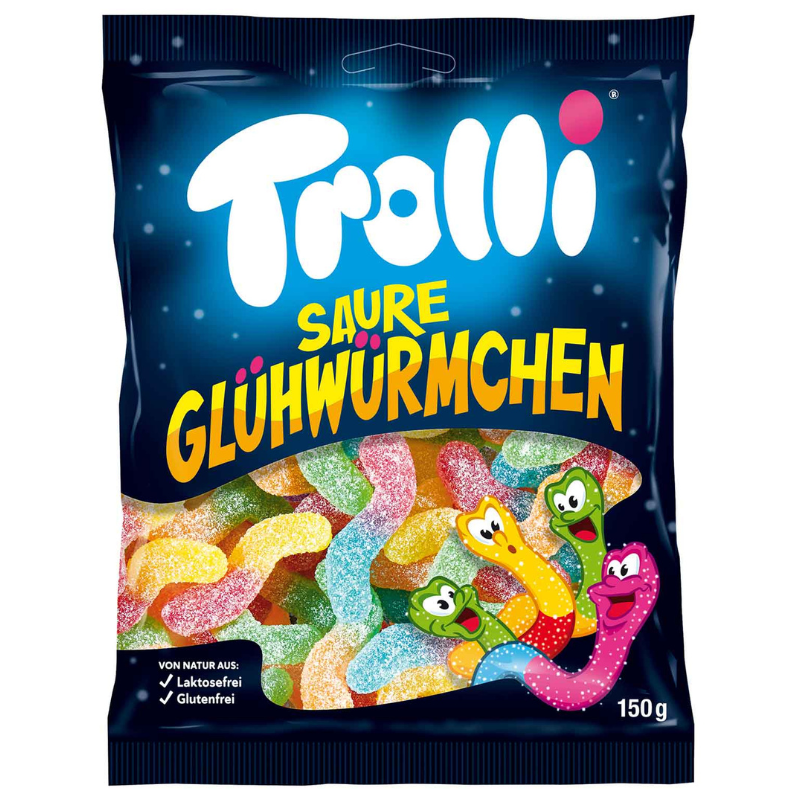 Trolli Sour Glow Worms 150g