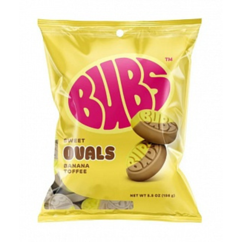 BUBS Sweet Ovals Banana Toffee (156g)
