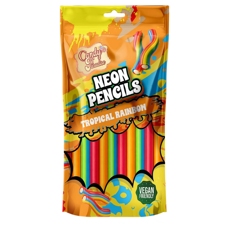 Candy Paradise Neon Pencils Tropical Rainbow