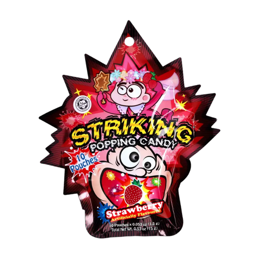 Striking - Popping Candy Strawberry 15g