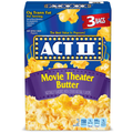 Act II Popcorn Movie Theater Butter 2.75oz (78g) 3pk