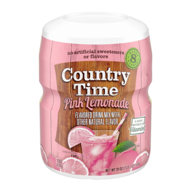 Country Time 8QT Pink Lemonade Mix 19oz
