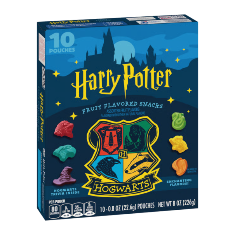 Betty Crocker Fruit Snacks Harry Potter 8oz (226g)