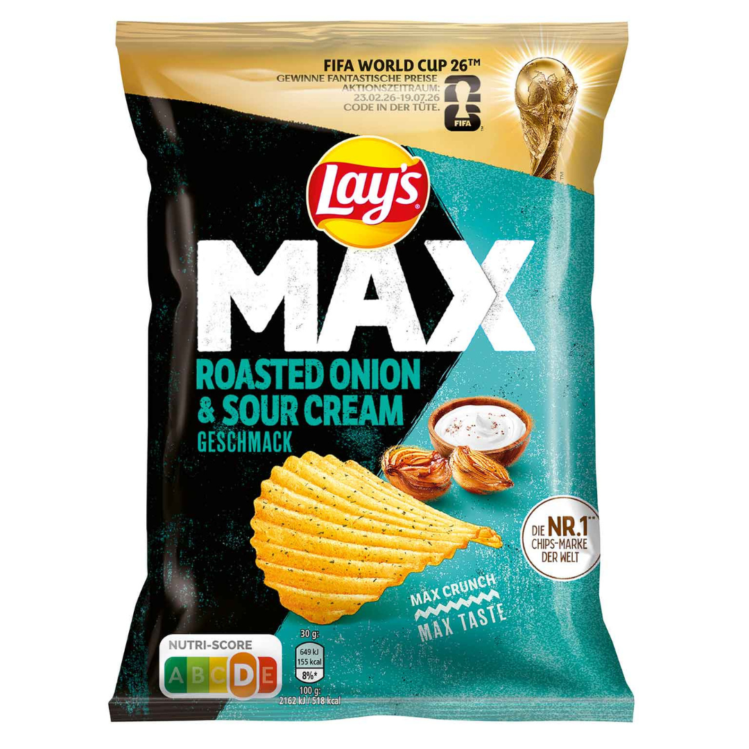 Lay's Max Roasted Onion & Sour Cream 110g