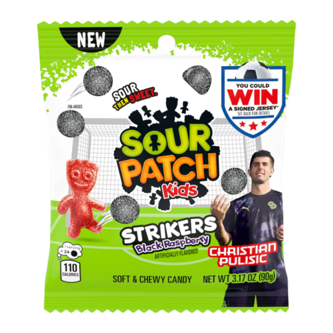 Sour Patch Kids Limited Edition Strikers Black Raspberry 3.17oz (90g)