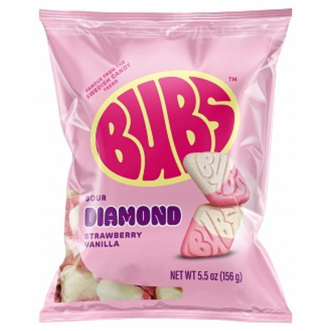 BUBS Sour Diamond Strawberry Vanilla (156g)