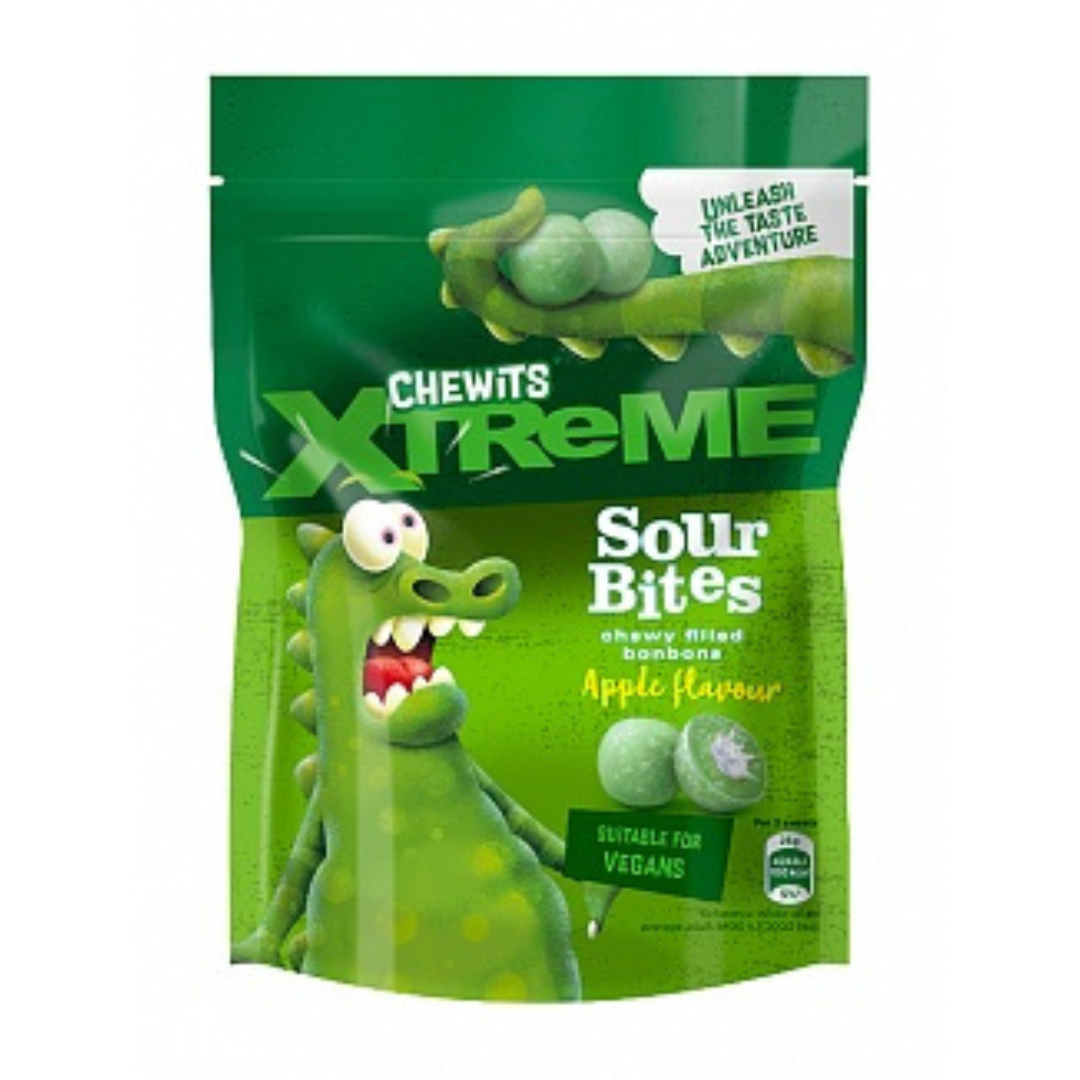 Chewits Xtreme Sour Bites Apple (115g)